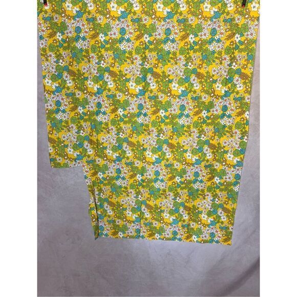 Vintage flower power fabric 1970s - Picture 1 of 5